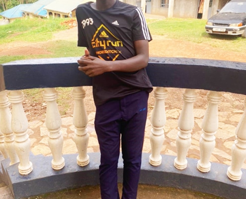 Former street child now in education