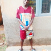 A former street boy now making clothes
