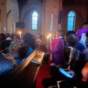 Carol service in Uganda