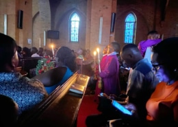 Carol service in Uganda