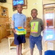 Two of the younger boys at the charity