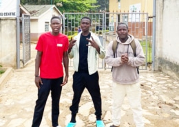 Street children now at college