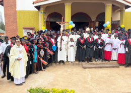 After the church service in Bombo