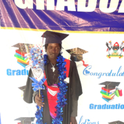 A former street child from Kampala graduates