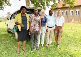 Visiting a former street boy at Hope International College