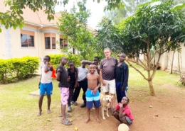 One of the charity workers visits George's Place