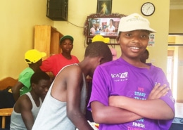 Jane returns to Uganda and distributes donations