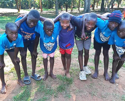 Seven former street children from Kampala