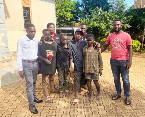 New boys arrive at the charity