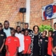 Boys from the charity visiting Pastor Phionah