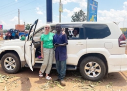 Jane and Peace meet Derek, one of the boys rescued from the streets